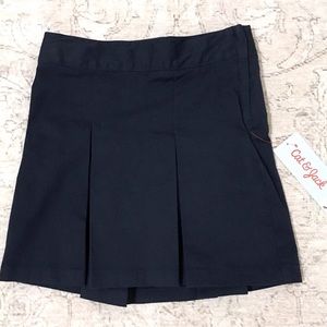 Cat & Jack Girls Navy School Uniform Skorts NWT